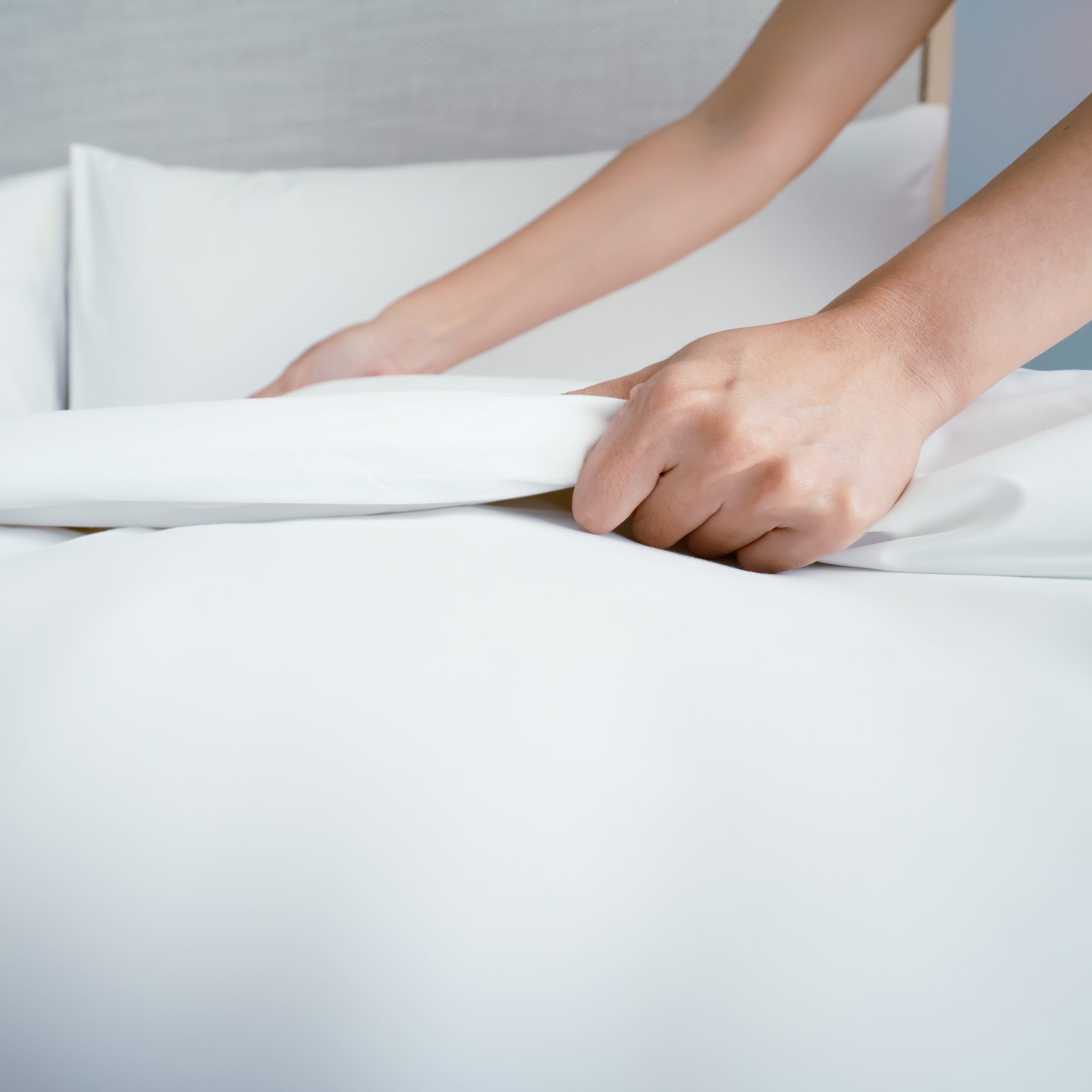 Maid services changing linens